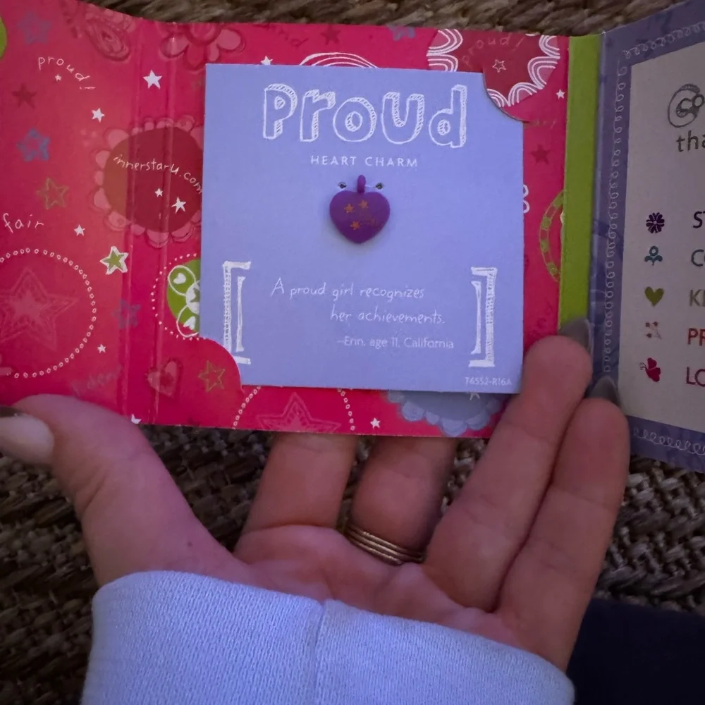 American Girl Proud & Confident Charms with Mini Shopping Bag